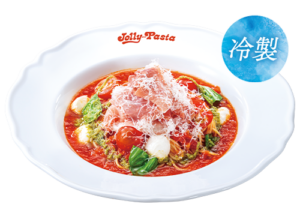 夏に食べたい冷製パスタ　冷製カッペリーニ　生ハムとフレッシュモッチャレラトマトスープ