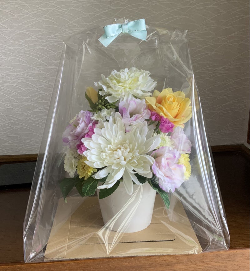 献花　100円ショップで作ったもの